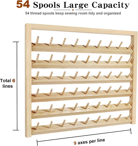Premium spools wooden - 54,