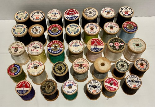 Vtg large sewing thread - vtg,