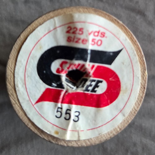 Vintage wooden spool spun dee - vintage,