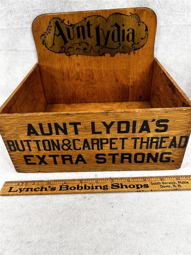 Antique box advertising sewing - antique,