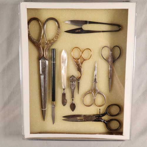 Antique sewing tools scissors - antique,