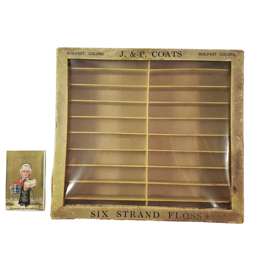 Antique p coats cardboard - &,
