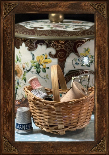Miniature woven sewing - woven,