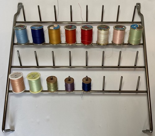 Metal thread spools display - thread,