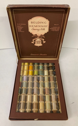 Vintage spools display - 72,