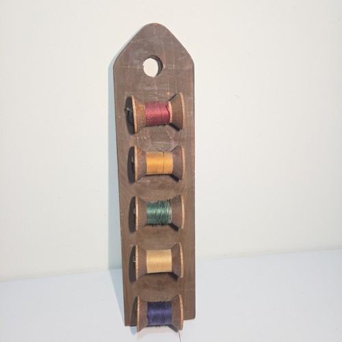 Wooden sewing spool wall - wooden,