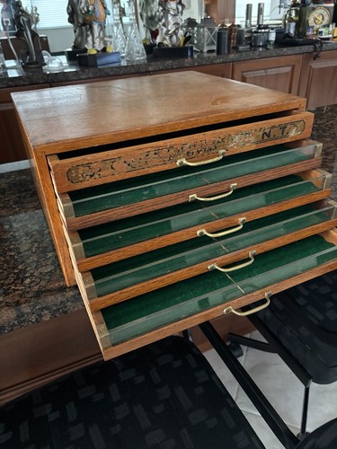 Antique clark oak - clark's, o.n.t.