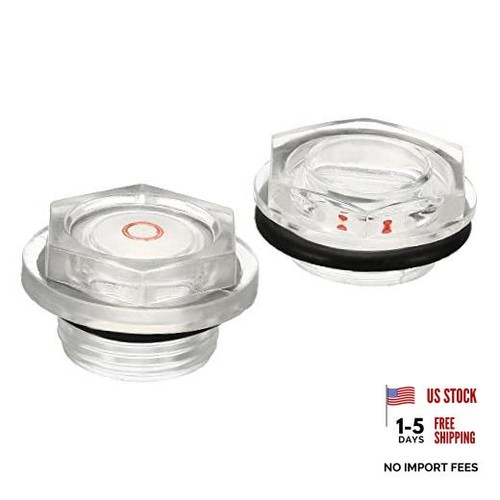 Oil level sight glass - glass, 3/4pt